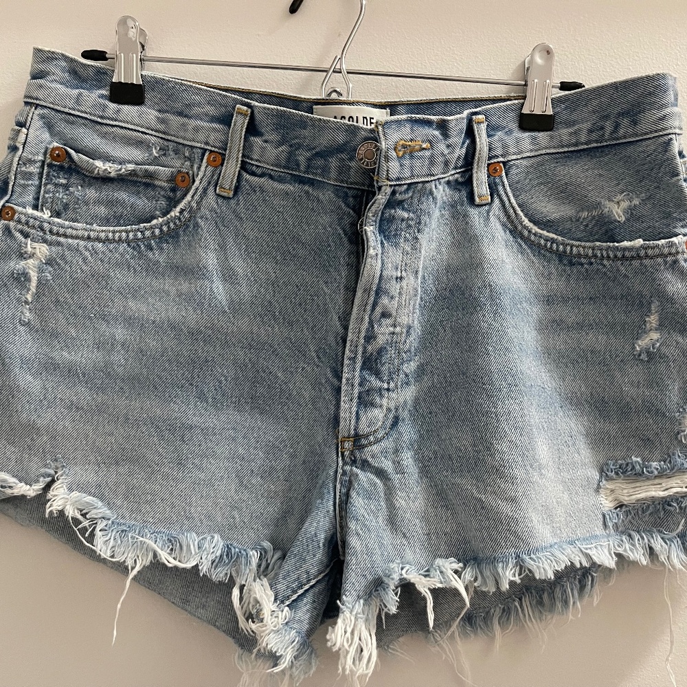 Agolde Parker Jean Shorts in Swapmeet - Picture 3 of 8